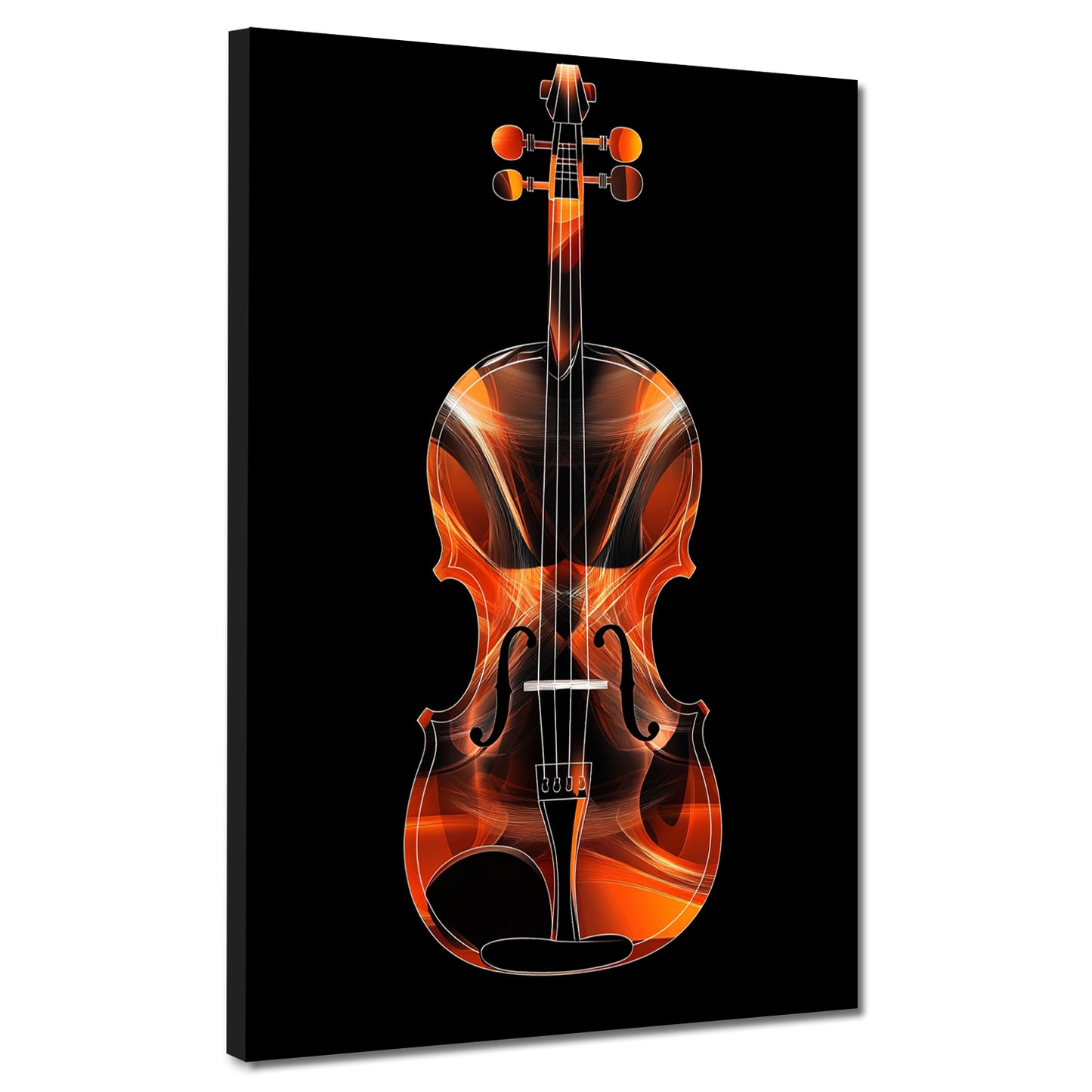 Violino arte digitale moderna musica quadro