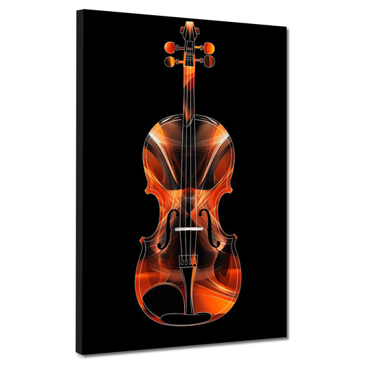 Violino arte digitale moderna musica quadro