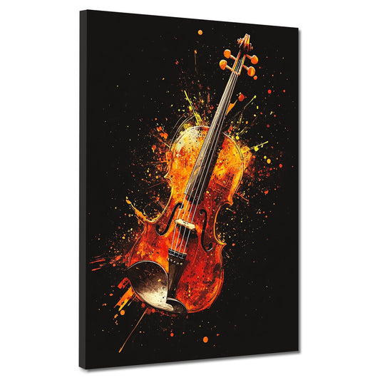 Violino Pop Art musica dinamica quadro