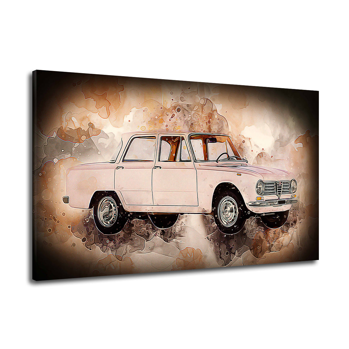 Quadro stampa su tela Alfa Romeo Giulia 1300 Vintage Style