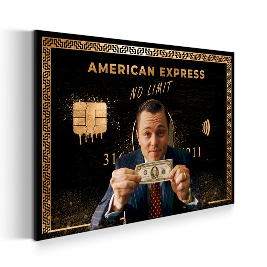 Quadro stampa su tela carta di credito, Leonardo, Mindset, Motivazione