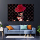 Leinwandbild moderne Frau Abstract Women LV Style