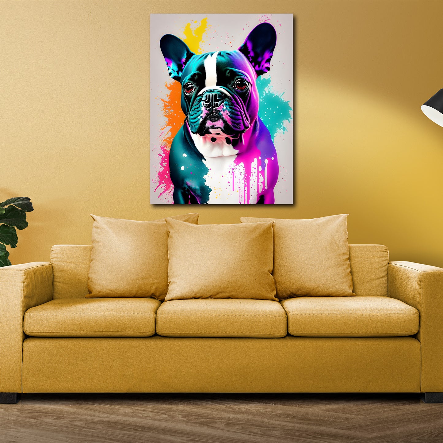 4_3_Vorlage vertikal >> Bilddruck auf Leinwand