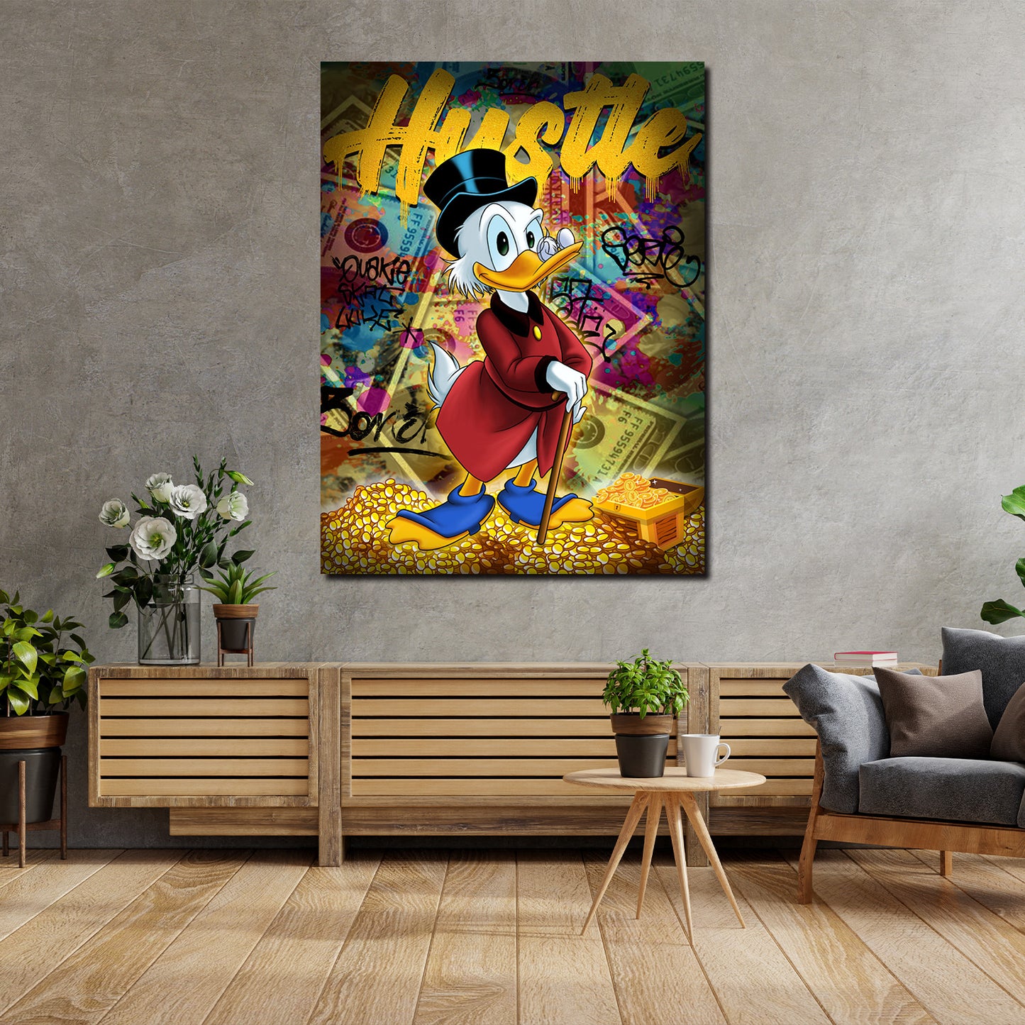 4_3_Vorlage vertikal >> Bilddruck auf Leinwand