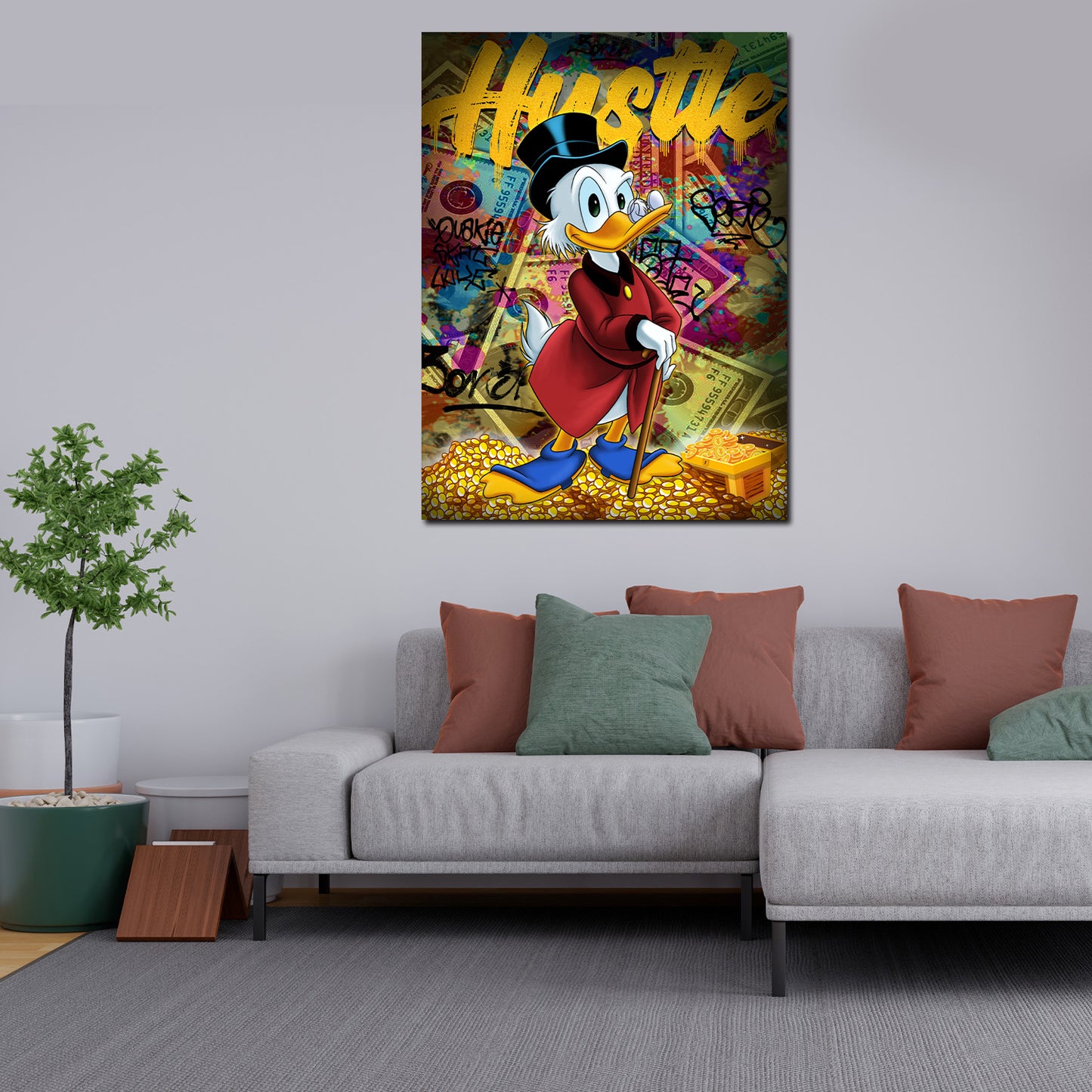 4_3_Vorlage vertikal >> Bilddruck auf Leinwand