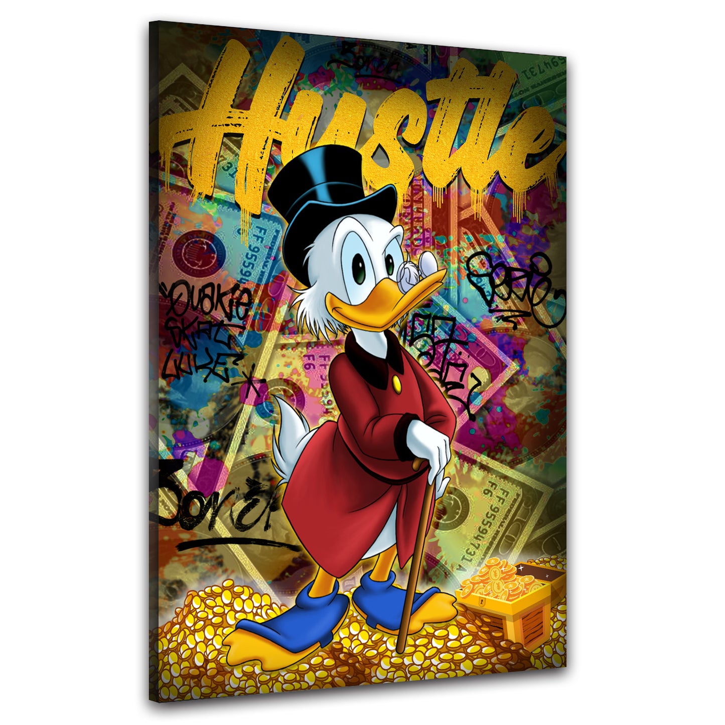 4_3_Vorlage vertikal >> Bilddruck auf Leinwand