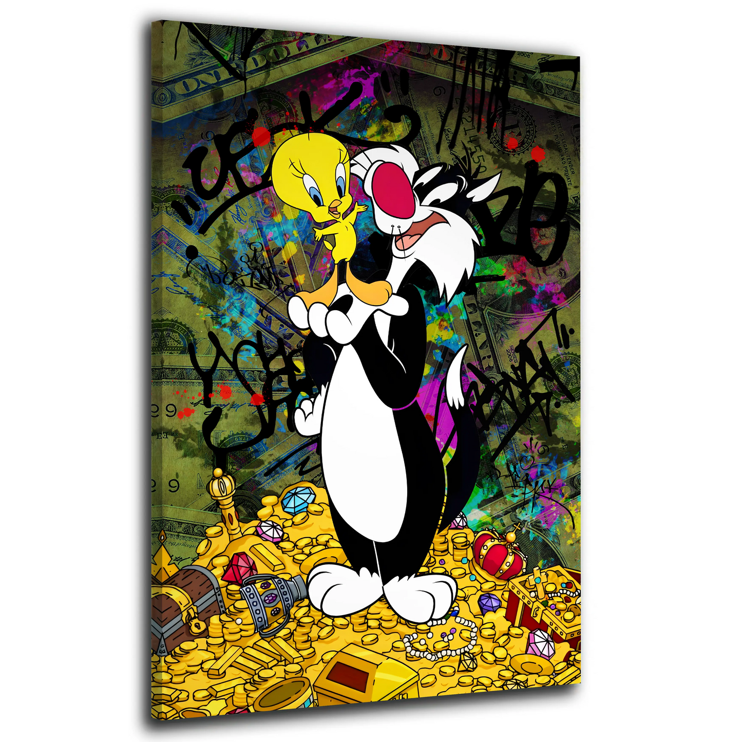 4_3_Vorlage vertikal >> Bilddruck auf Leinwand