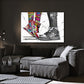 Quadro stampa su tela moderno Shoes Pop Art Style