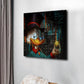 Bilddruck auf Leinwand moderne Kunst Scrooge Pop Art Bitcoin Trading &amp; Stock Exchange Style, Comic Comics