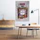 Rahmendruck auf Leinwand Chanel Parfümflasche Art Pop Street Art