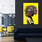 Bilddruck auf Leinwand Afrikanerin Pop Art Afro Style