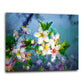 Quadro stampa su tela fiori Beautiful Flowers Blue Style