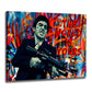 Quadro stampa su tela Scarface Gangster arte Pop Art Film Mafia