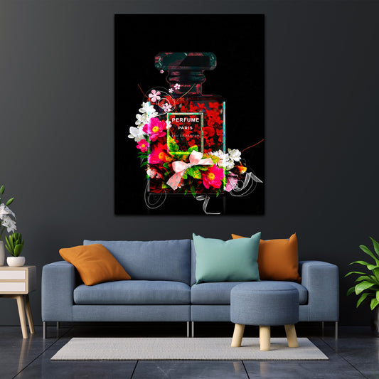 Quadro Bottiglia di profumo Lifestyle di lusso Pop Art